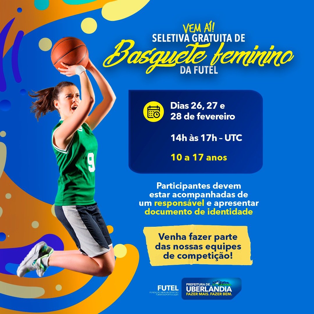 Prefeitura promove seletiva de basquete feminino a partir de segunda (26)