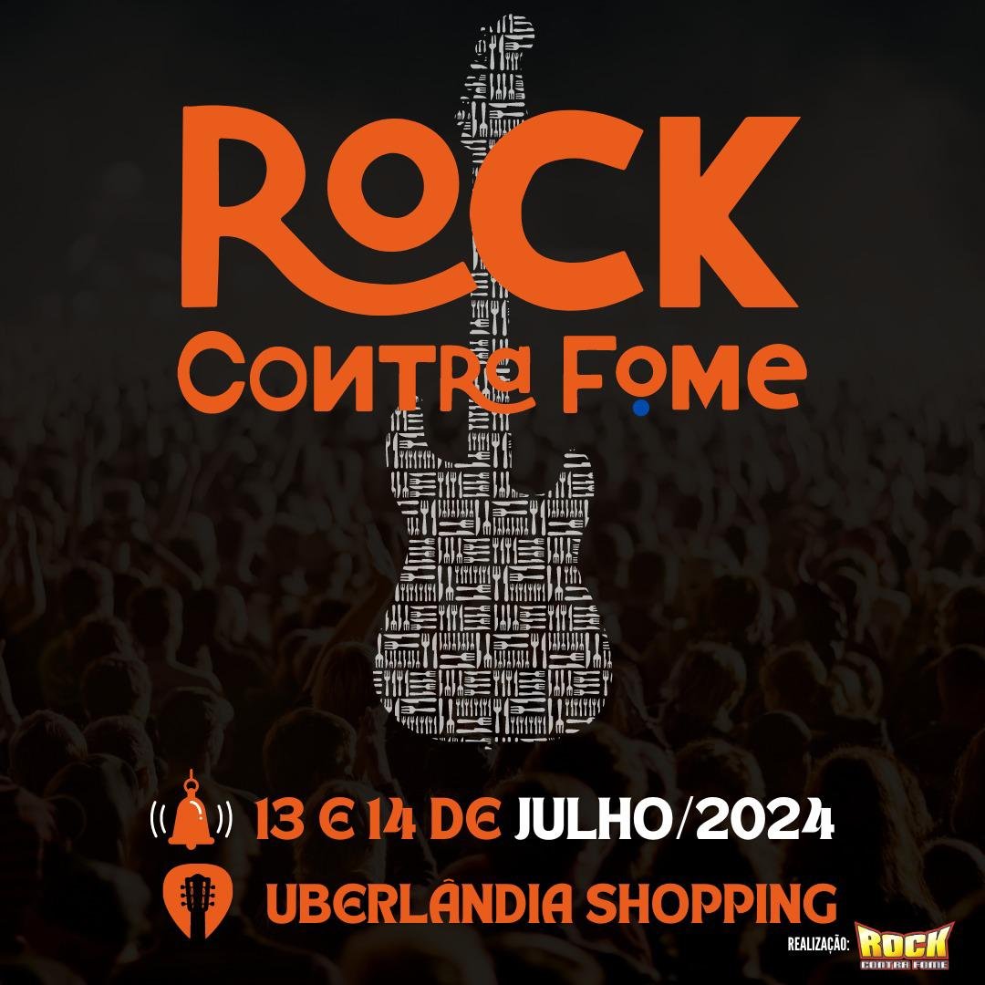 Rock Contra Fome terá dois dias de muita música e solidariedade em Uberlândia