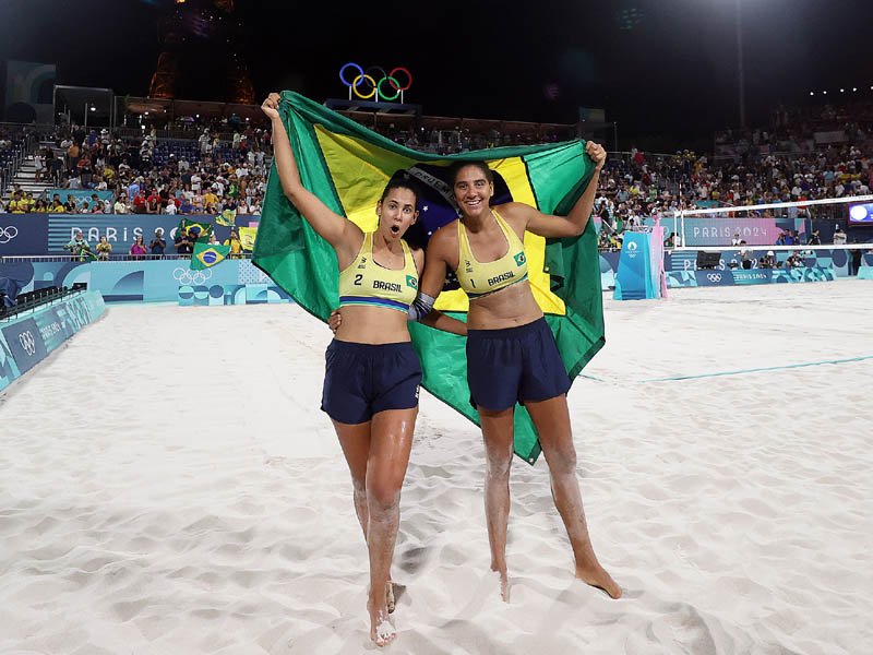 Atletas de Uberlândia chegam a final do Vôlei de Praia em Paris 2024