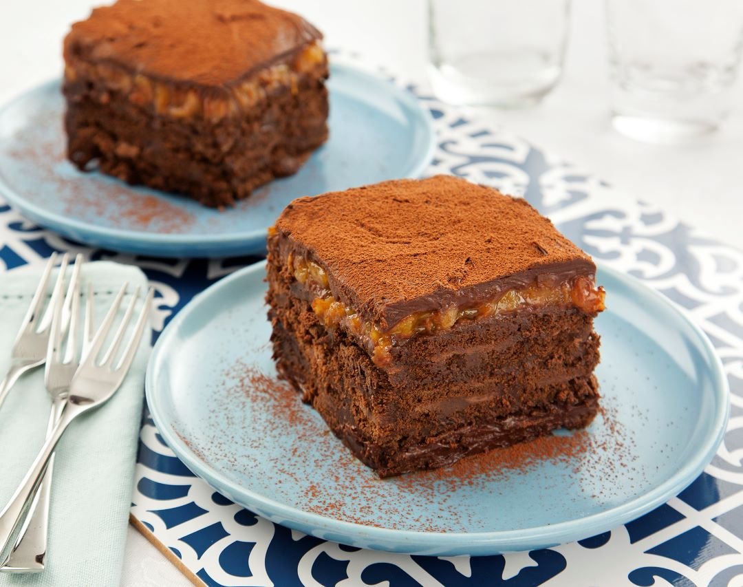 Aprenda uma sobremesa que é a cara do final de ano: pavê de chocolate amargo com damasco