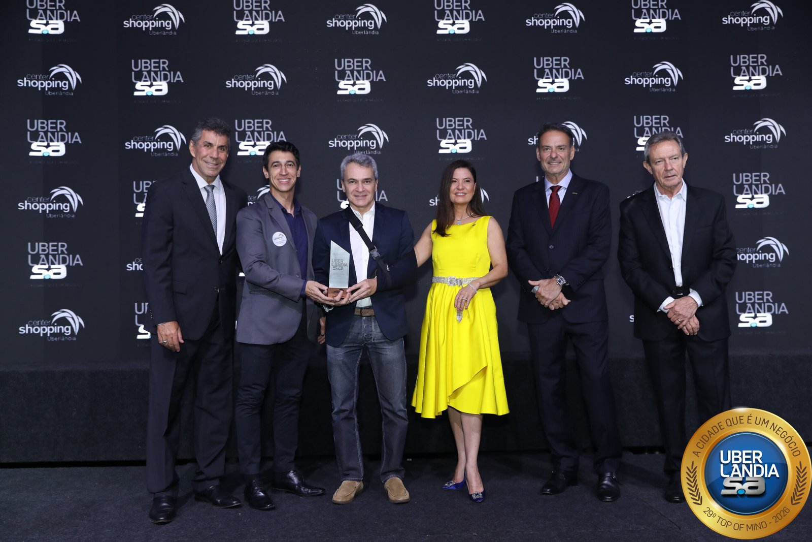 Center Shopping Uberlândia recebe Prêmio Top of Mind Uberlândia S.A. 2026 na categoria Shopping